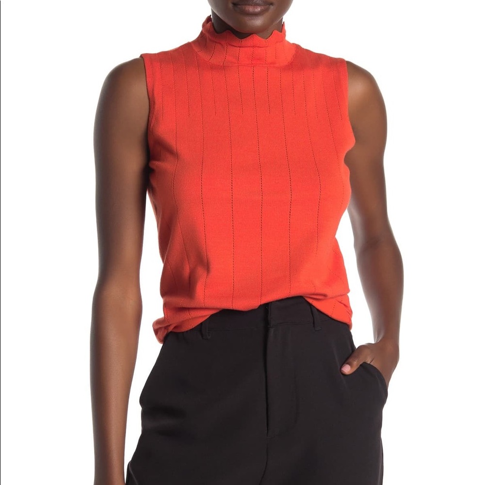 NWT Devotion by Cyrus Pointelle Scallop Tank